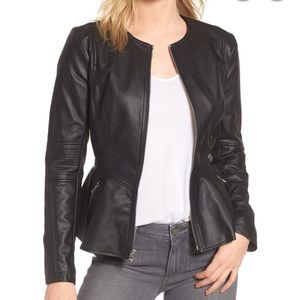 FAUX LEATHER JACKET